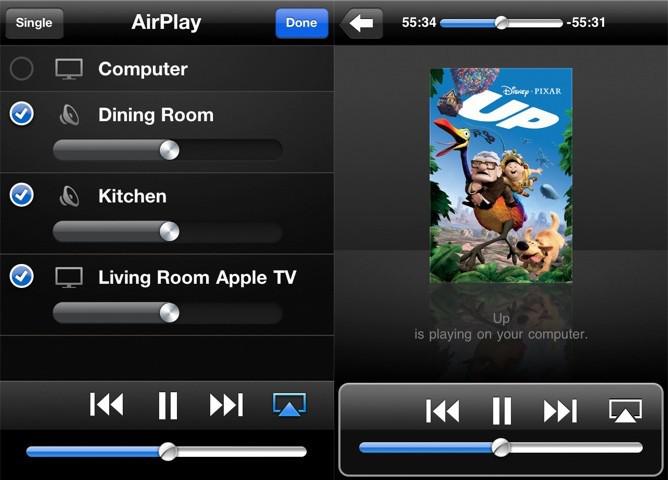 Remote compatible AirPlay avec sa version 2.1