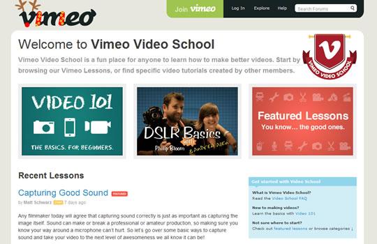 Vimeo lance sa Video School