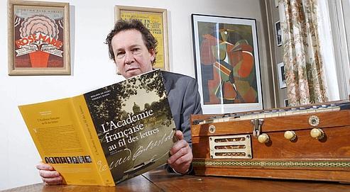 Benoît Duteurtre : «Le style et l'esprit des immortels à la lumière de leurs manuscrits.» (François Bouchon/Le Figaro)