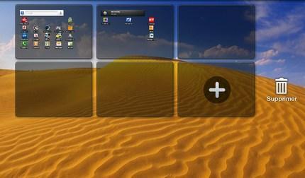 Ajouter un panneau à l’écran d’accueil