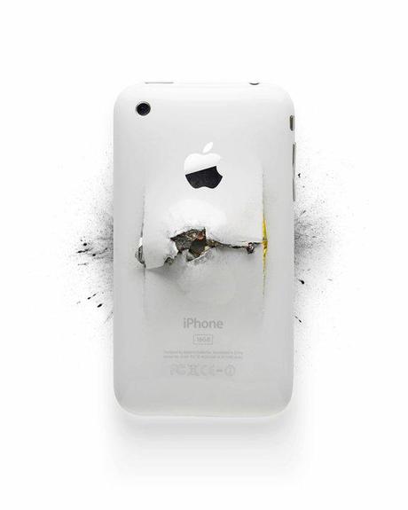 Des produits Apple détruits pour tout l’art du monde