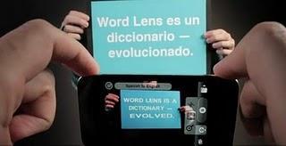 Word Lens une application de traduction en live sur iPhone
