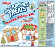 Kellogg's Rice Krispies Treats Holiday Village Kits (ensembles de village des Fêtes aux friandises à base de Rice Krispies de Kellogg