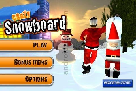 Crazy Snowboard : un jeu gratuit 3D Android