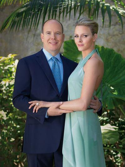 La photo officielle du couple princier de Monaco (c) Amedeo M. Turello / Palais Princier