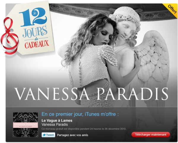 [iTunes] 12 Jours de cadeaux : Vanessa Paradis