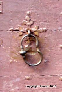 Heurtoirs de porte: le gel en ce matin de Noël 2010 immob...