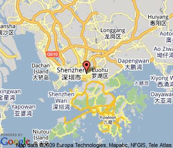 Shenzhen Hotel Map