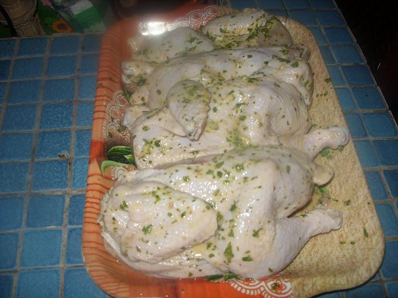 Tajine mchermel au poulet fermier, aux olives et c.confit