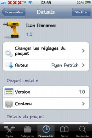 Icon Renamer : Renommer vos icônes !