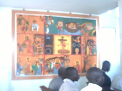 Des fidèles écoutant l'homélie (C) Elhadji Babacar MBENGUE