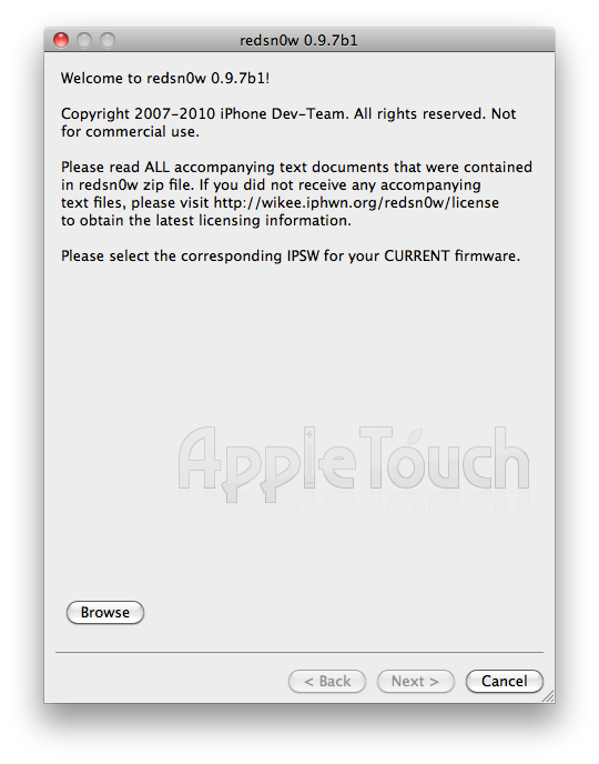 Jailbreak iOS 4.2.1 untethered : Mise à jour de Redsn0w 0.9.7 en bêta 3