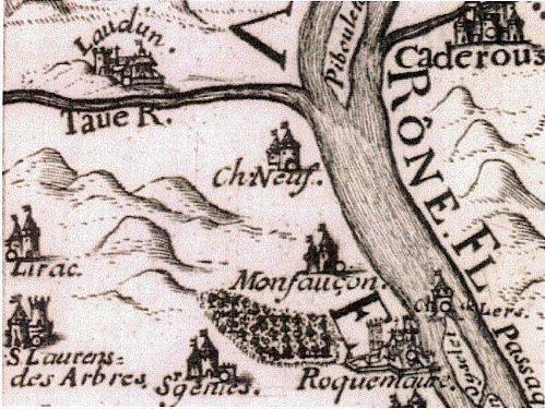 Carte du Comtat Venaissin 1650