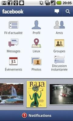 facebook android Android: 10 applications gratuites 