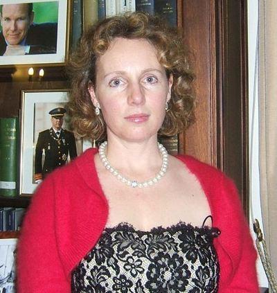Photo DR: Eliza Pakenham à la Princess Grace Irish Library, décembre 2010
