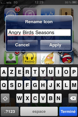[CYDIA] Icon Renamer : renommez vos applications en toute simplicité !