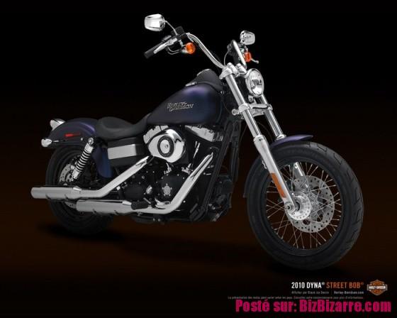 auto MEILLEURE MOTO 2011 NOUVEAUTÉ HARLEY DAVIDSON 2011: DYNA STREET BOB FXDB 1584 FICHE TECHNIQUE ET PHOTOS