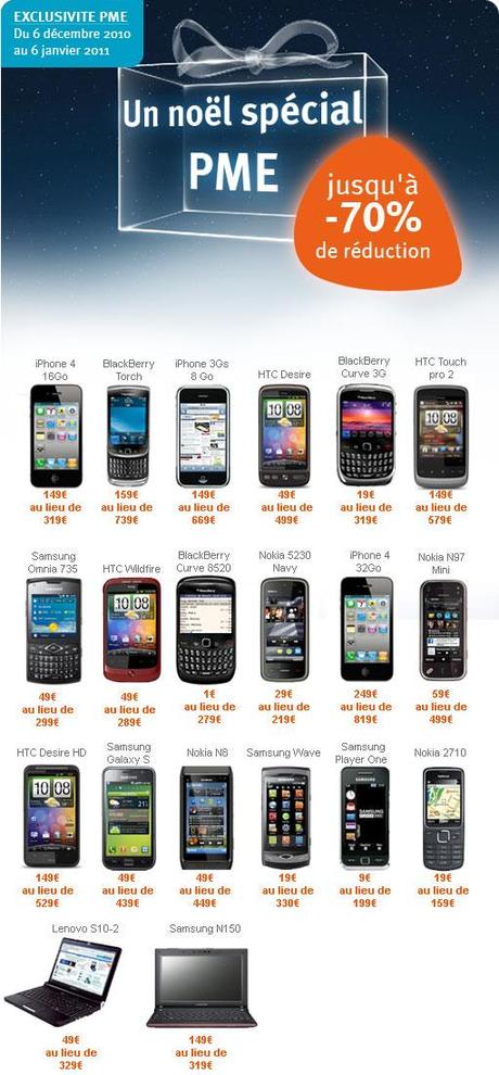 Promos Bouygues Telecom BlackBerry iPhone Samsung Nokia