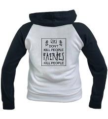 Homicidal Faeries Women's Raglan Hoodie