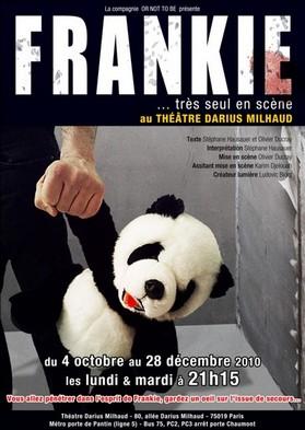 Frankie... très seul en scène au Théâtre Darius Milhaud (coup de coeur inside)