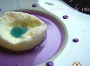 flottante crème violette