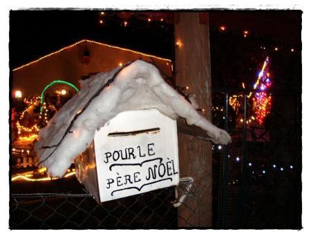 Maison décorée pour Noël