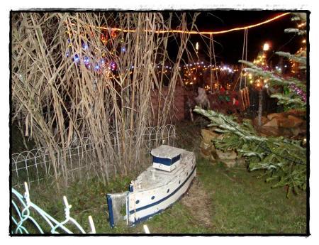 Maison décorée pour Noël