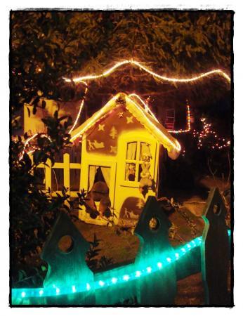 Maison décorée pour Noël