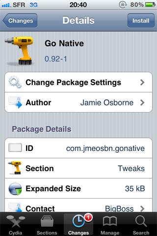 Go Native : Multitache pour toutes les applications !