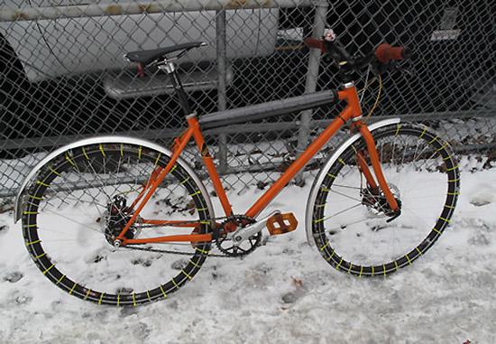 Chaînes à neige vélo