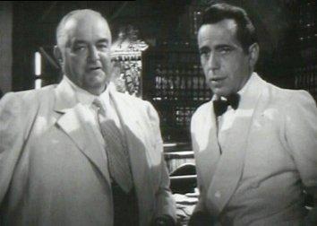 Humphrey Bogart et Sydney Greenstreet dans Casablanca