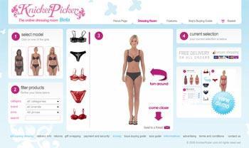 Knicker Picker : Online dressing room