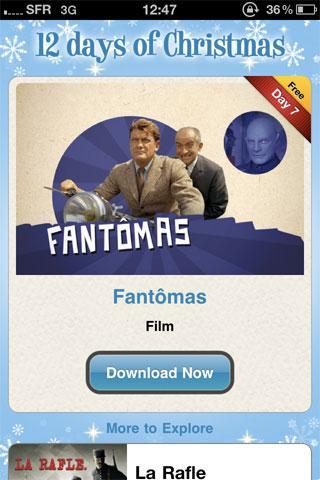7eme Jours iTunes Fantomas 7eme Jours pour « Les 12 Jours de Cadeaux iTunes » !