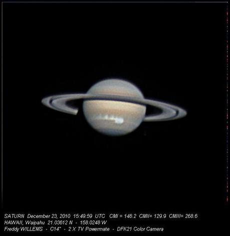 Saturne Tempête sur Saturne