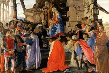 Botticelli , L'Adoration des Mages