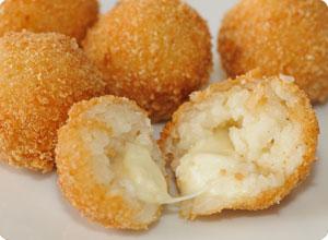 Boulettes de riz sans gluten – risotto coeur de mozza