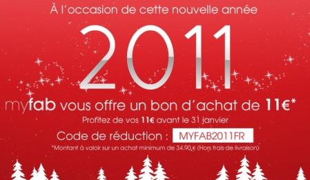 Bon plan design : 11 euros cadeau!!!