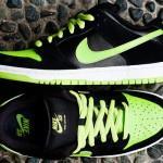 nike sb dunk low pro black neon 2 150x150 Nike SB Dunk Low Black Neon Green  