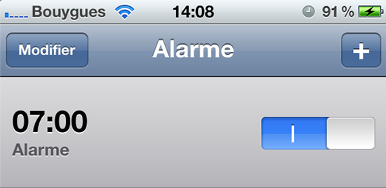 iPhone : Fin du bogue de l’alarme dès demain