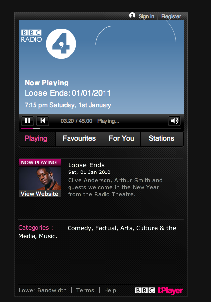 Pour ceux qui ont loopé Loose ends