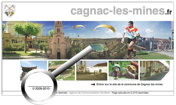 Site internet mairie cagnac