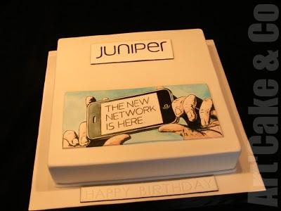 JUNIPERGâteau crée pour la société Juniper , un...