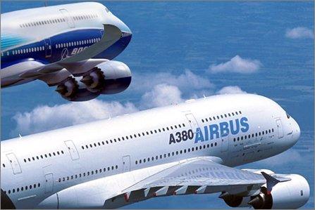 Débat autour de la vente des Jetliners Airbus et Boeing
