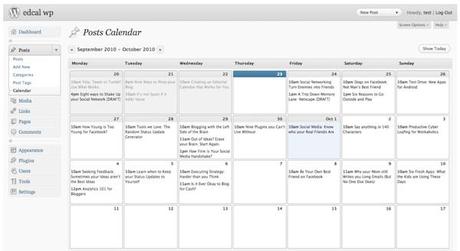 wordpress ditorial calendar Les outils que j’utiliserai pour bloguer en 2011