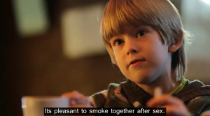 Childish excuses Eng Sub3 300x166 Des enfants dans une publicité contre le tabagisme 