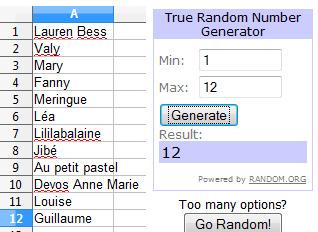 Résultats du concours rien que nous deux.