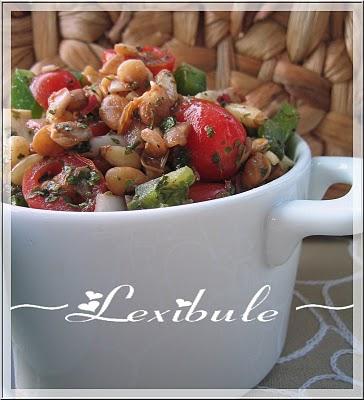 Salade de lentilles au fromage fetta