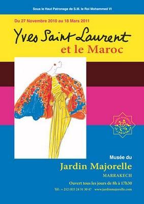 Yves Saint Laurent et le Maroc, exposition au Jardin Majorelle