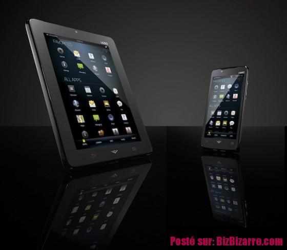 high tech  NOUVEAUTÉ SUPERPHONE ET TABLETTE PC 2011: VIZIO ANNONCE LE TÉLÉPHONE VIA ET LA TABLETTE VIA