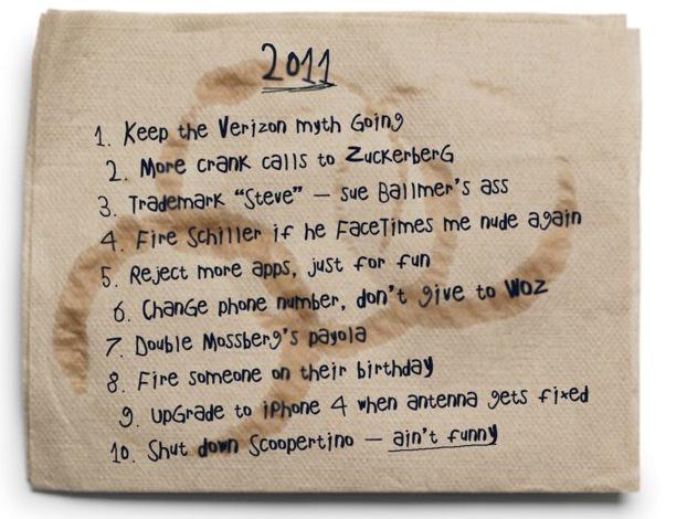 Les 10 bonnes résolutions de Steve Jobs pour l’année 2011